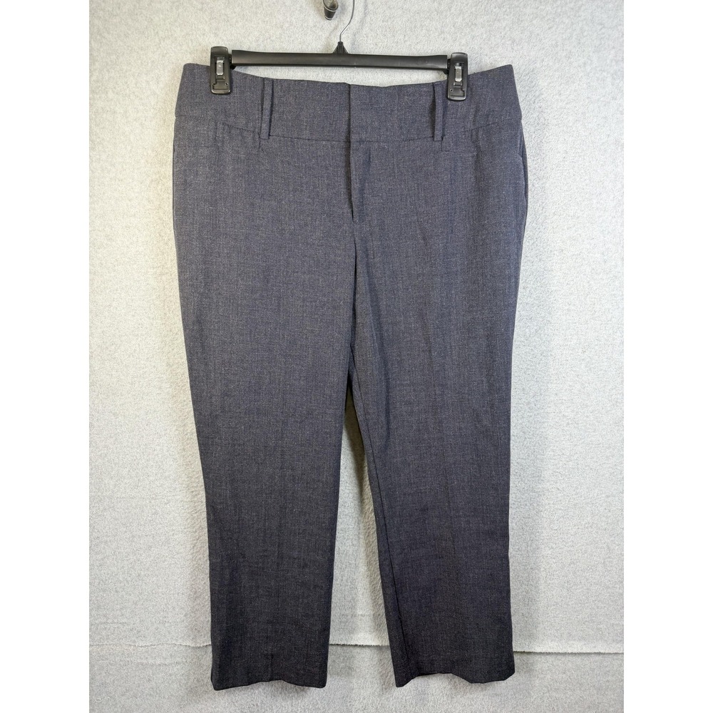 Nine West Pants Womens 16P Petite Gray Bootcut Dress Career Work Twill‎ Pockets